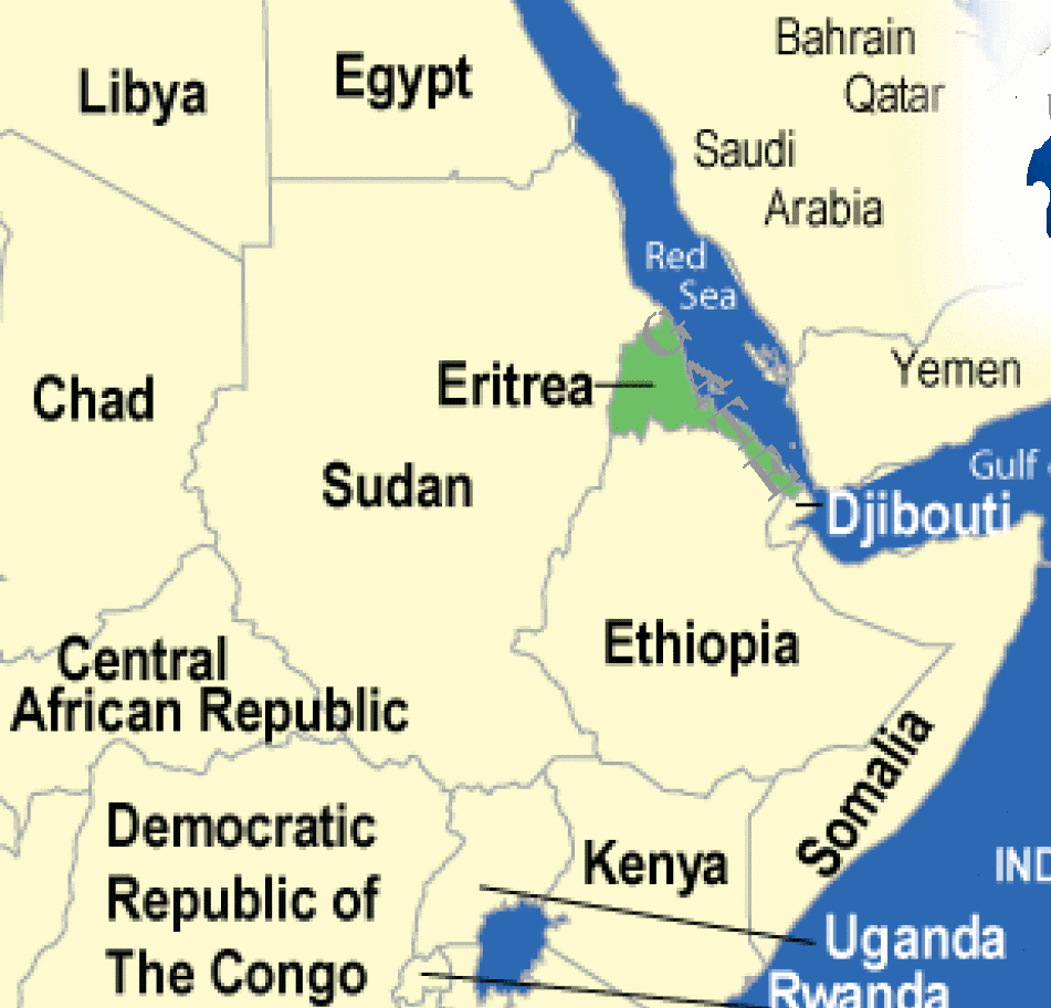 Geographic-location-of-Eritrea