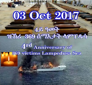 4th Aniversary Lampedusa victims