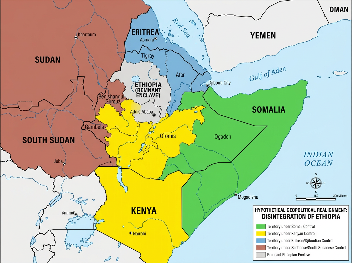 Suicide by Geography: How 'Abiy Logic' Could Erase Ethiopia from the Map.